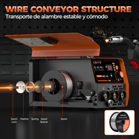 145A MINI 110V Nouvelle machine à souder multi-processus 4-en-1 MIG/Flux Core/MMA Stick/Lift TIG de Chine pour acier inoxydable et alliage d'aluminium