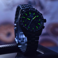 Montre-bracelet à quartz pour homme de marque supérieure 1701, montre de sport chronographe de luxe avec verre saphir, largeur de bracelet 22 mm, nouvelle arrivée, alliage tendance