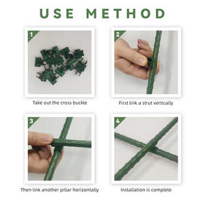 Yegbong Plant Support Clip Jardinería Tomate fijo Escalada Vid Tie Tendril Branch Clip para jardinería fácil - Product Image 4