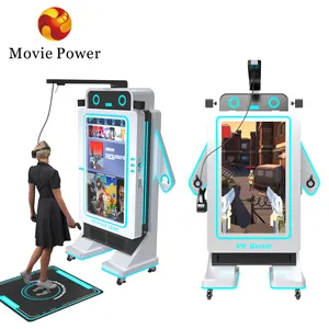 Movie Power VR 9D Virtual Reality Game VR Standing Machine Commercial vr game machines