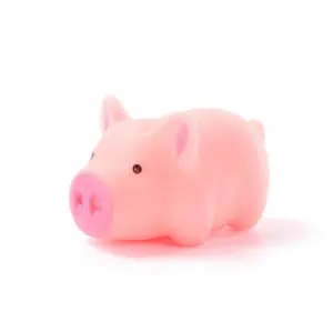 Güzel pembe Piglet silikon karikatür oyuncak kısma gürültü yapımcısı promosyon hediyeler ile çocuk sıkıştırır - Product Image 1