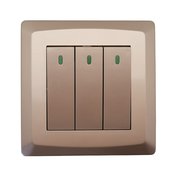 Good Quality Rose Gold Light Wall Socket 13A UK Standard Electrical Switch Sockets British Standard Switch Socket Universal USB