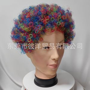 วิกผมหยิกสีสันสดใสสำหรับปาร์ตี้คอสเพลย์ฮาโลวีนอุปกรณ์ประกอบฉากวัสดุอิมัลชั่นสไตล์น่ารัก - Product Image 2