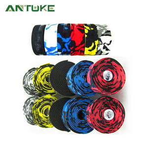 Antuke Bicycle <b>Handlebar</b> <b>Tape</b> 22.2mm Sponge Anti-Slip <b>Road</b> <b>Bike</b> Grips Camouflage Color Options - Product Image 1