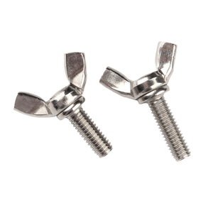Vis à tête papillon en acier au carbone zingué de grade 4.8 M4 M5 M6 M8 M10 pour la construction de ponts et structures en acier - Product Image 3