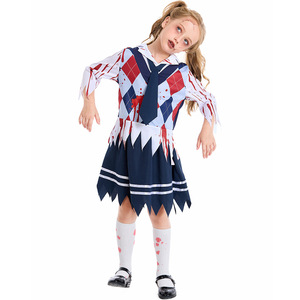 Costumes d'<span class=keywords><strong>Halloween</strong></span> pour enfants New Blood Student Uniform Set Cosplay Dress Female - Product Image 1