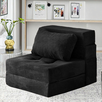 Sofá Cama Convertible 3 en 1 COSTFULL de Diseño Moderno, Plegable, con Tela Cordada Ecológica y Compresión al Vacío, para Comedor