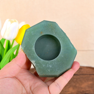 Support de Bougie Artisanal en Cristal Naturel Énergétique, Gravure de Pierre Précieuse Sculptée pour la Décoration Intérieure (Vente en Gros) - Product Image 3