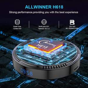 HK1 RBOX H8 Android 12 Smart TV Box Allwinner H618 <span class=keywords><strong>4K</strong></span> 2.4G 5G Wifi Reproductor Multimedia Global Set Top Box - Product Image 3
