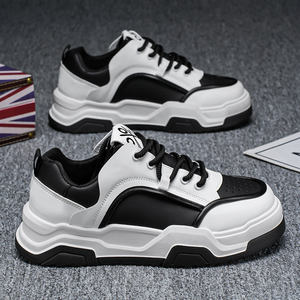 Новые дышащие белые кроссовки для мужчин, модные универсальные спортивные повседневные кеды на резиновой подошве, весенняя мужская обувь - Product Image 4