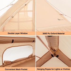 Oxford vải tổ chức sự kiện lớn bãi biển bên ngoài trời Lều cắm trại Lều <span class=keywords><strong>Inflatable</strong></span> nhà - Product Image 3