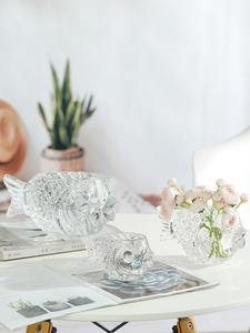 Pot de cire de bougeoir transparent en forme de poisson votif décoratif de table pour maison directe d'usine de gros - Product Image 5