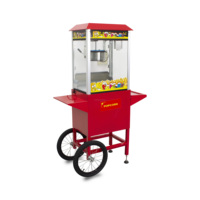 Precio de fábrica Máquina de carrito de palomitas de maíz automática eléctrica Máquina de palomitas de maíz de acero inoxidable con carrito