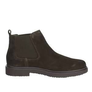 Botas de Media Caña para Hombre Geox U46H9B 00022, Estilo Chelsea de Gamuza Marrón, para Invierno - Product Image 4