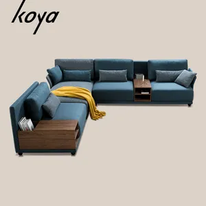 Desain Baru Modern Keluarga Ruang Tamu Tipe Eropa Fungsi Penyimpanan Sofa Penampang