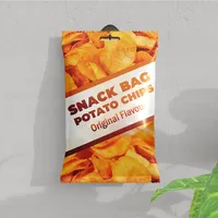Sacs d'emballage alimentaire pour frites et croustilles de pommes de terre congelées avec impression personnalisée sacs étanches à l'humidité avec fermeture éclair