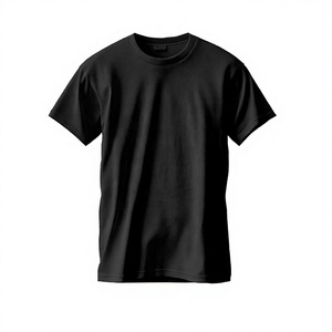 Camiseta de algodón 100% para hombre, cuello redondo, manga corta, ajuste holgado, camiseta básica, logotipo personalizado, ropa urbana, informal, verano, venta al por mayor - Product Image 2
