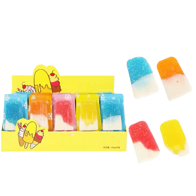 Sweets and Candies Wholesale Ice-cream Starchy Shaped Gummy Candy