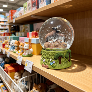 Sfera di Cristallo con Creature Marine in Resina, Globo di Neve Realistico Dipinto a Mano, Logo Personalizzato, Decorazione Marina, Souvenir all'Ingrosso, Regalo per Casa e Tavolo - Product Image 6