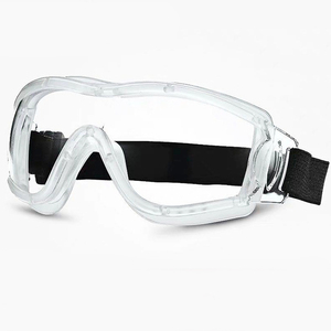 傷に強い透明防曇レンズ安全ゴーグルEN166認定工業用構造ダストスプラッシュアイプロテクション - Product Image 1