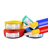 Câble Guangzhou Nanyang ZC-BVV multibrins ignifuge avec isolation PVC, âme en cuivre conforme aux normes nationales, 15/25/4/6 mm, 450V-750V