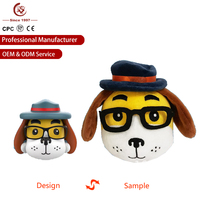 Jouets en peluche personnalisés super doux, figurines en peluche, rembourrage en coton PP, logo brodé personnalisé, figurine en forme de dessin animé, unisexe