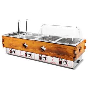 เครื่องทำอาหารโอเด็นคันโตแบบไม้รอบด้าน ทำจากสแตนเลส ควบคุมด้วยระบบไฟฟ้า หม้อไฟฟ้าสำหรับครัว - Product Image 4