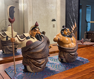 เทพเจ้าประตูบ้านของกวนอูและจางเฟยวังของตกแต่งตู้ไวน์จีนใหม่สุดสร้างสรรค์ - Product Image 5