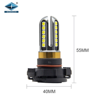 Luz Led antiniebla para coche, Bombilla de fábrica, DIRECTA DE 3030, 24SMD, H4, H7, H8, H11, 9005, 9006, H13, 9004, 9007, H16