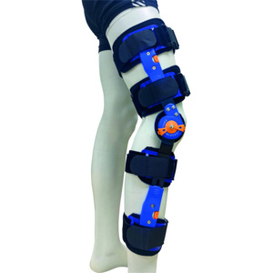 Tutore Ginocchio Regolabile con Sistema di Blocco Taglia Unica 45-65cm per Post-Operatorio, Post-Trauma, Distorsioni, Fratture, Instabilità - Product Image 1