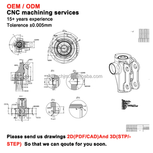 Gia công CNC tùy chỉnh các thành phần kim loại nhôm thép không gỉ các bộ phận chính xác chế tạo cho máy móc công nghiệp - Product Image 5