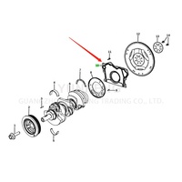 68223854AA Nouveau joint d'étanchéité arrière du vilebrequin pour Chrysler Dodge Jeep Grand Cherokee Pièces 2014-2024