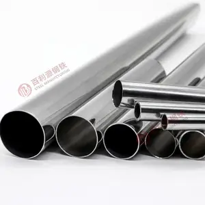 Customized Size 201 304 Grade Brush Finish Welded Stainless Steel Round Tube For Furniture