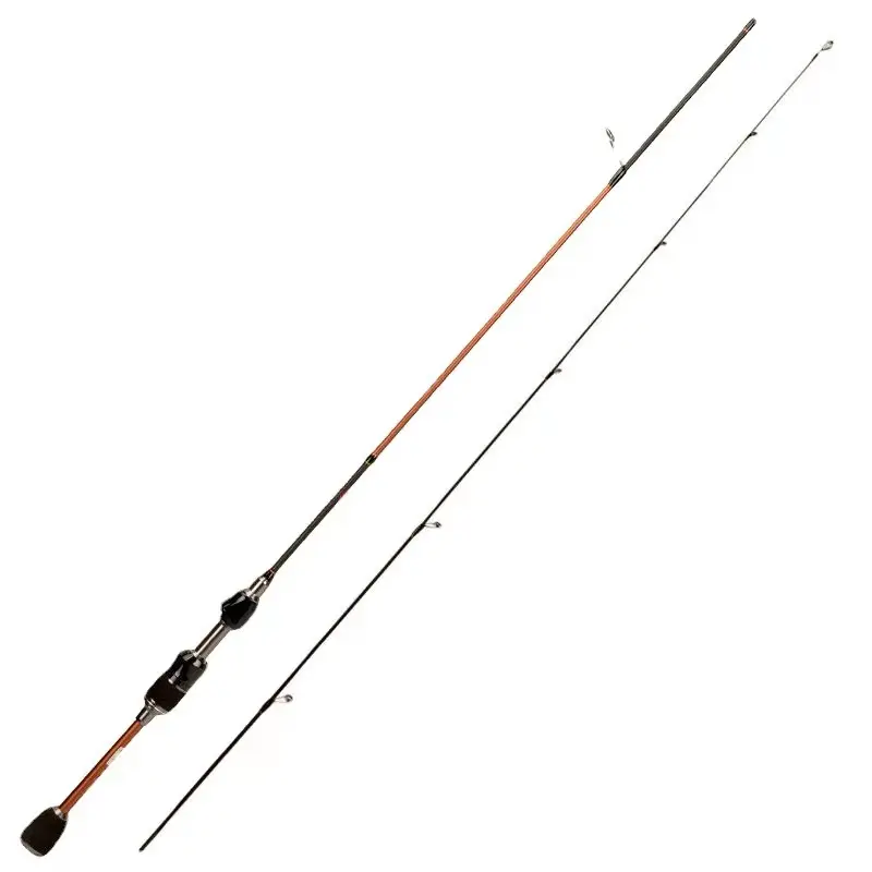 Vara de pesca Byloo ultra Lite U-L de 6 pés para fundição de isca, vara de pesca de ação média, 10 pés, azul, pequena, chinesa, duas peças, fibra 802