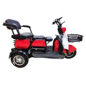 Good Selling Three Seat Adult Tricycle Texi Passenger Taxi Small Single Cross Cart Frame Only Trike Electric Motorcycle