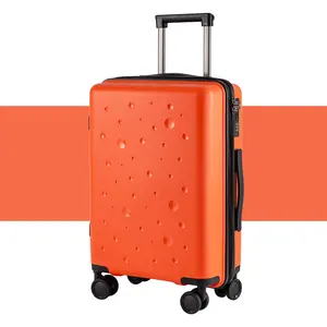 Ensemble de bagages de voyage en PP vert, conception personnalisée, valises à main, vente en gros, valiga pour dames, valise de voyage