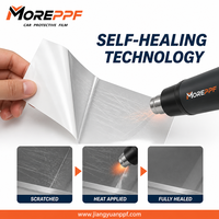 Film de protection de peinture TPU auto-réparant MOREPPF, haute brillance, 7,5 mil, film de protection pour voiture, fourniture d'usine