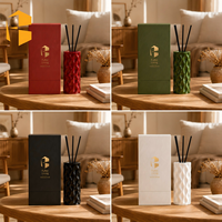 Diffuseur de parfum en céramique 3D ondulé FUBEI LIVING, emballage personnalisé de qualité supérieure, huile parfumée naturelle, cadeau d'anniversaire