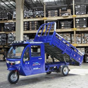 Triciclo Semicerrado de Alta Potencia con Volante para Carga y Uso Doméstico, Diseño de Carrocería Cerrada - Product Image 5