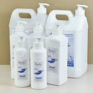 500ml 1000ml Shampoo corpo lavaggio doccia imballaggio bottiglia di plastica quadrata con pompa