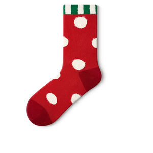 Calcetines Navideños Personalizados para Mujer, Calcetines Divertidos con Diseño de Santa Claus, Paquetes Múltiples con Logotipo en la Parte Inferior, Medias Personalizadas para las Fiestas - Product Image 4