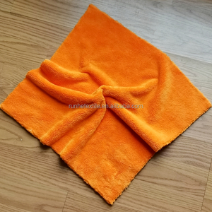 Edgeless 40*40cm Toalla de microfibra para el cuidado del coche 70/30 <span class=keywords><strong>Material</strong></span> de lana Coral 500gsm detalle lavado seco coreano paños de limpieza automática - Product Image 3