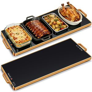 Commercial Intelligent Touch Warm Hot Plate 500W Eco Friendly Easy Cleaning Indicator <b>Lights</b> Constant Temperature Lock Coil Larg - Product Image 1