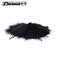 Revêtement en poudre polyester noir RAL9005 - Marque Shenhuo - Résistant aux produits chimiques pour peinture de meubles, vernis, jantes de voiture, laboratoire