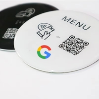Autocollant époxy NFC Google sans contact pour avis, carte NFC programmable pour avis Google