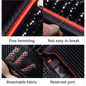 Xiangta <span class=keywords><strong>Interior</strong></span> del coche Ventilación transpirable Piezas de asiento de verano Diseño Cuentas de madera Fundas de asiento de coche - Product Image 4