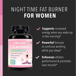 כמוסות ל-קרניטין טרטרט לנשים, תמצית קפה ירוק, קפאין לשריפת שומן, אנרגיה, תוסף תזונה צמחוני - Product Image 2