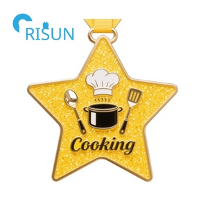Médaille de cuisine personnalisée en fonte, chapeau de chef pâtissier, prix, médaillon, trophée de cuisine, médailles de récompense - Product Image 3