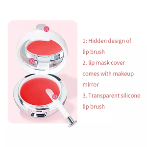 Masque pour les lèvres hydratant coréen à étiquette privée, exfoliant et réparateur, masque de nuit pour les lèvres à la rose - Product Image 6
