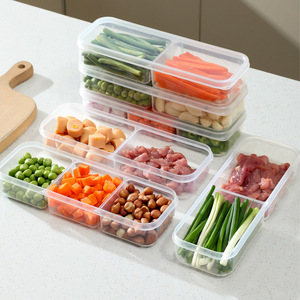 Recipientes Herméticos para Almacenamiento de Alimentos en la Cocina, Especializados para Refrigerador, Almacenamiento Dividido para Carne Congelada en <span class=keywords><strong>el</strong></span> Congelador - Product Image 2